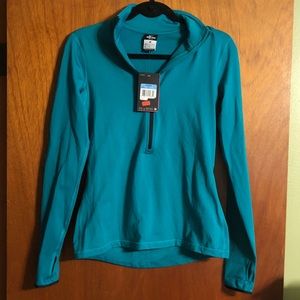 NWT Nike 3/4 zip athletic shirt